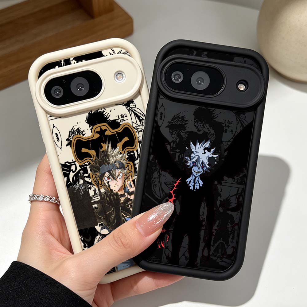 Google Pixel 9 - Czarny Clover Fajne Etui na Telefon