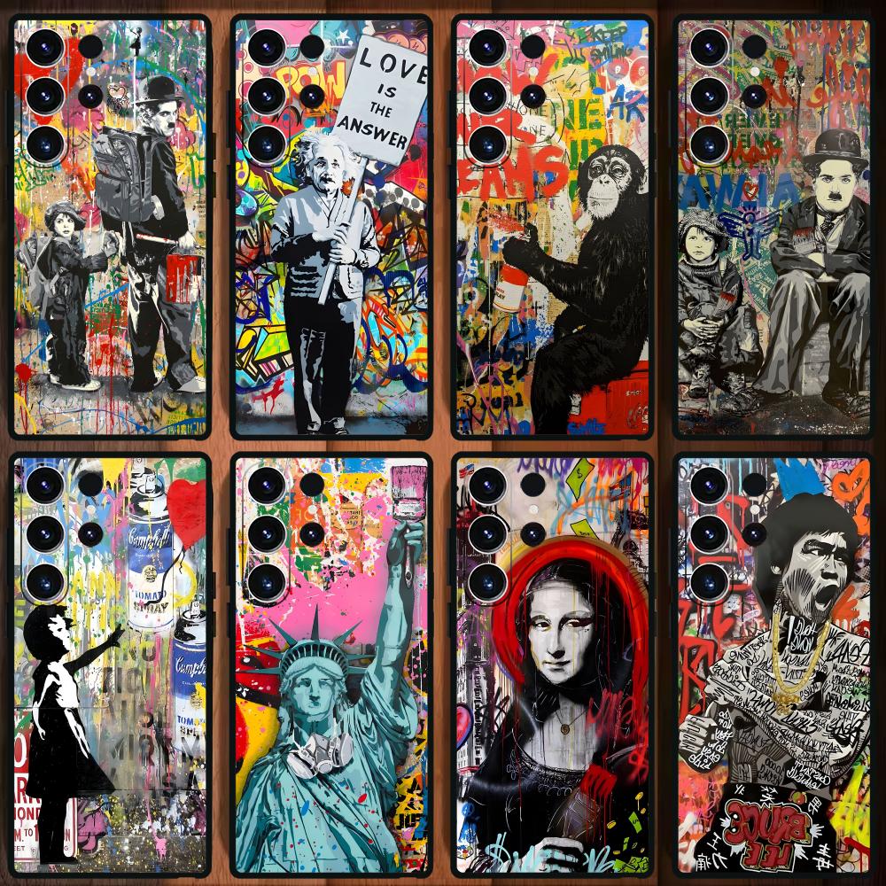 Samsung Galaxy S25 - Etui na telefon Banksy Graffiti Art