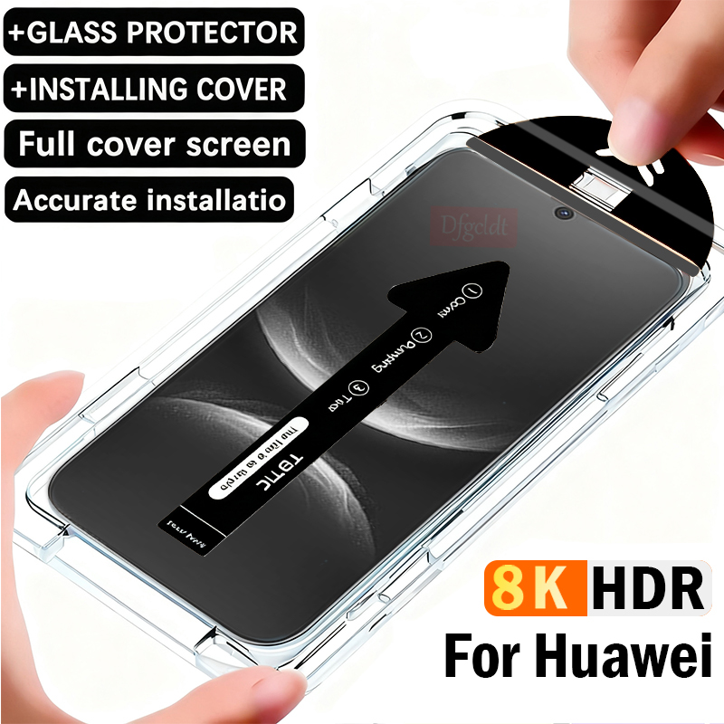 Huawei Nova 12 - Szkło Hartowane 8K Bezpyłowe z Automatycznym