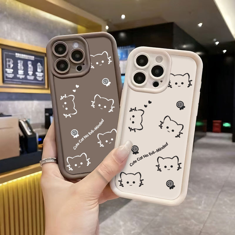 Realme Note 50 - Modne etui Cute Cat Case dla