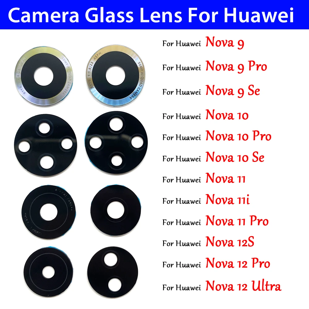 Huawei Nova 12 - Tylna osłona obiektywu aparatu z klejem