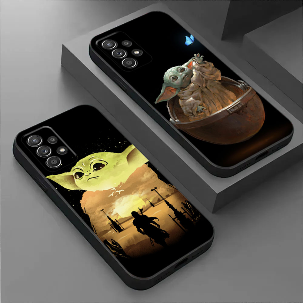 Samsung Galaxy A55 - Etui na telefon Cute Baby Yodas